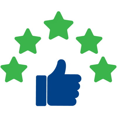 5 star review graphic